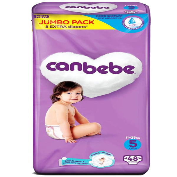 Canbebe Diapers Size 5 (Junior), 48 Ct - My Vitamin Store