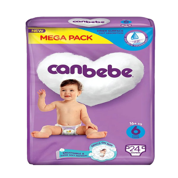 Canbebe Diapers Size 6 (Extra Large), 24 Ct - My Vitamin Store