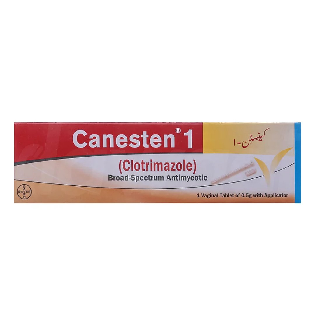 Canesten 1 (Clotrimazole) Vaginal Tablet with Applicator, 1 Ct - Bayer - My Vitamin Store