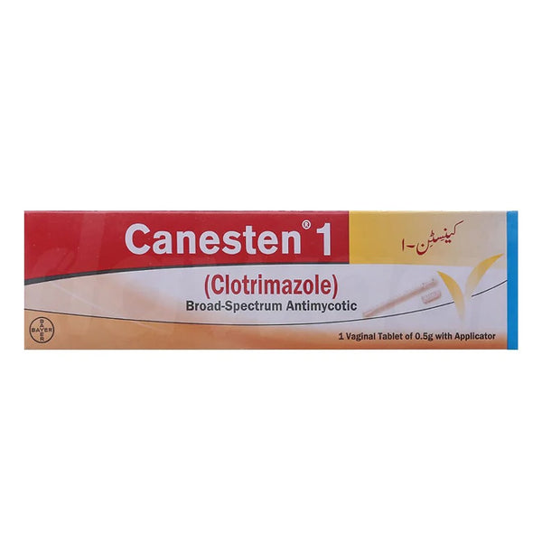 Canesten 1 (Clotrimazole) Vaginal Tablet with Applicator, 1 Ct - Bayer - My Vitamin Store