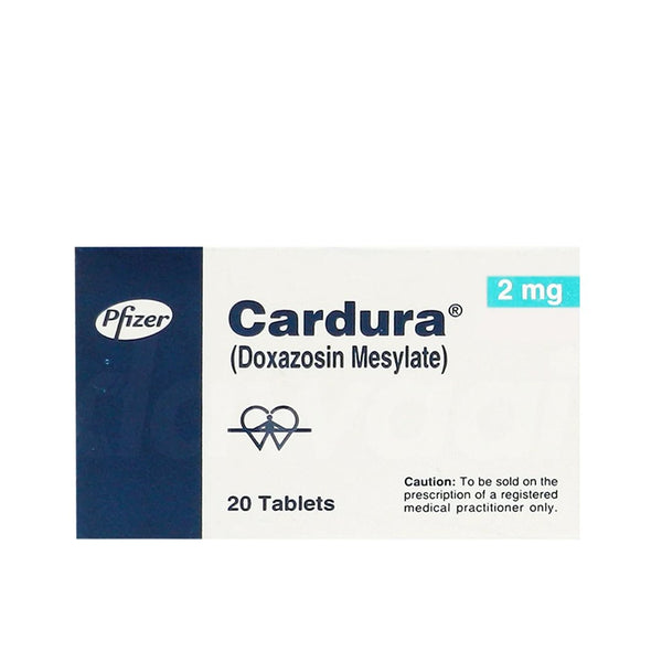 Cardura Tablets 2mg, 20 Ct - Pfizer - My Vitamin Store