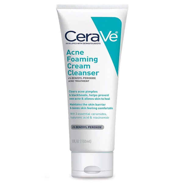 CeraVe Acne Foaming Cream Cleanser, 150ml - My Vitamin Store