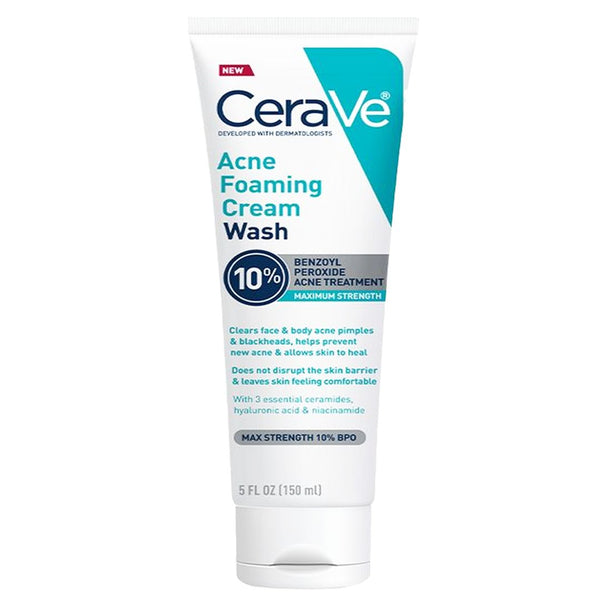 CeraVe Acne Foaming Cream Wash, 150ml - My Vitamin Store