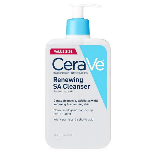 CeraVe Renewing SA Cleanser, 473ml - My Vitamin Store