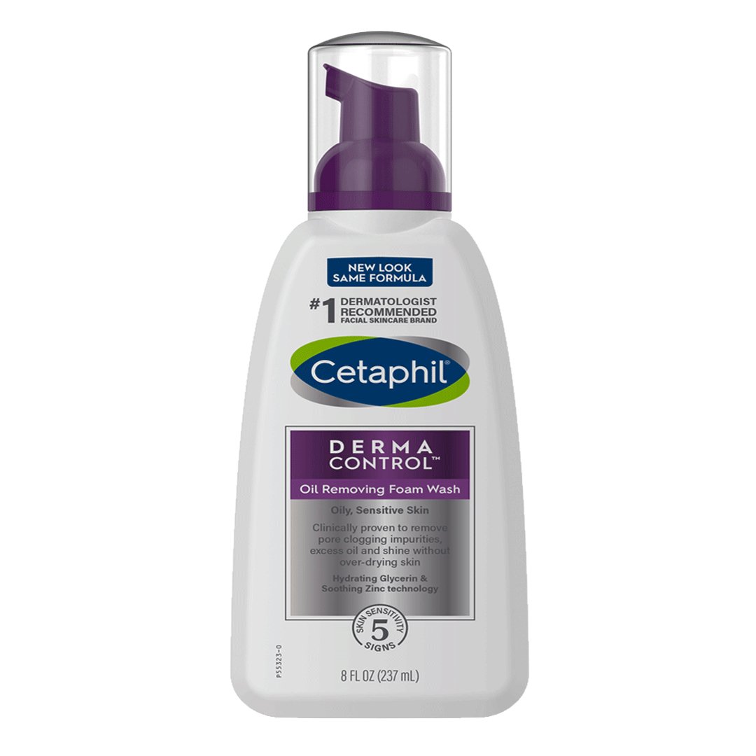 Cetaphil Derma Control Oil Removing Foam Wash, 237ml - My Vitamin Store