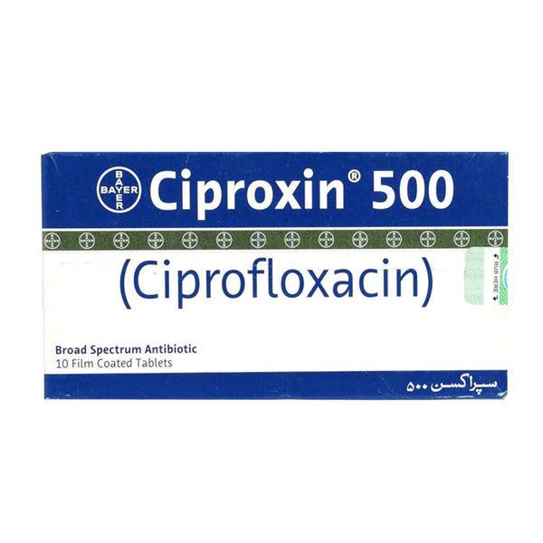 Ciproxin 500 (Ciprofloxacin), 10 Ct - My Vitamin Store