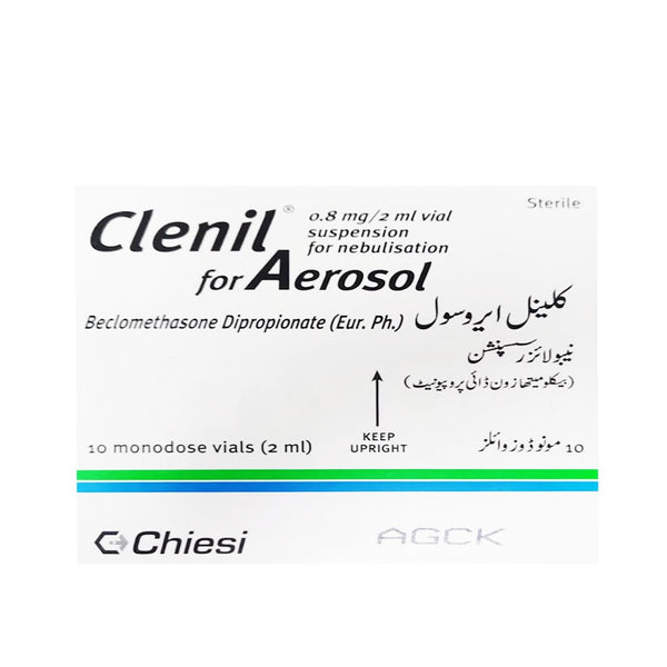 Clenil for Aerosol (0.8mg/2ml), 10 Ct - Chiesi - My Vitamin Store