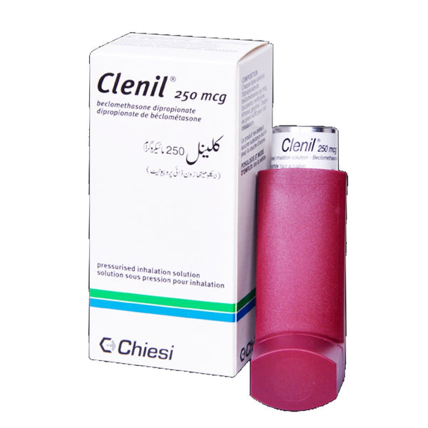 Clenil Pressurised Inhalation Solution, 250mcg - Chiesi - My Vitamin Store