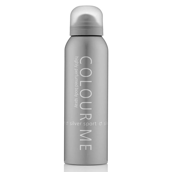 Colour Me Silver Sport Highly Perfumed Body Spray, 150ml - My Vitamin Store