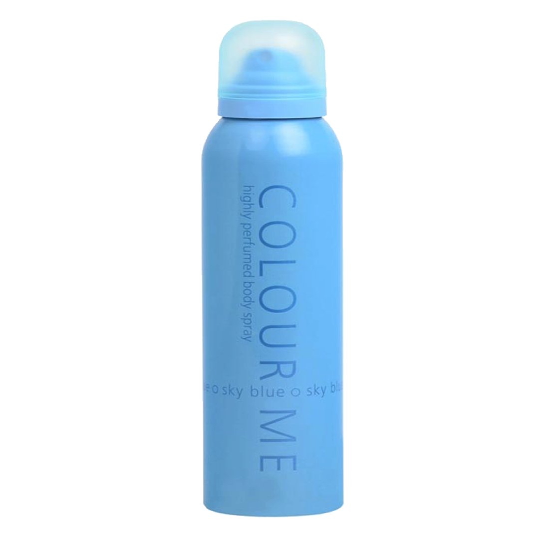 Colour Me Sky Blue Highly Perfumed Body Spray, 150ml - My Vitamin Store