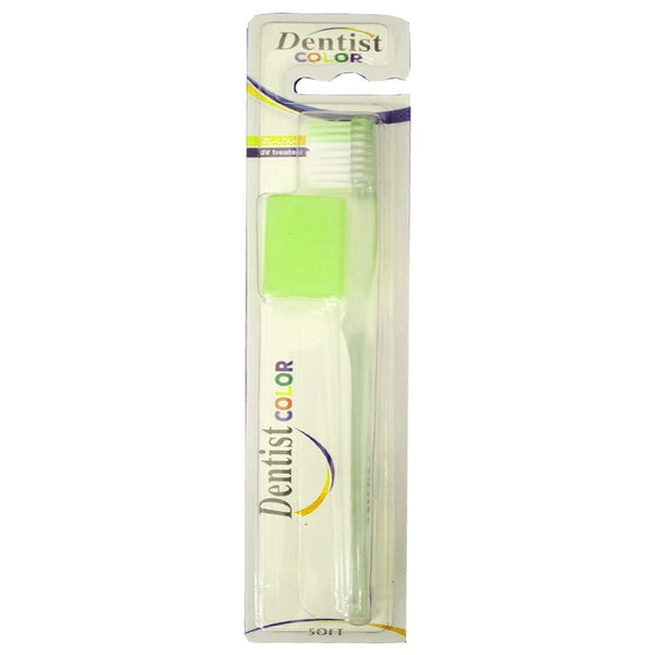 Dentist Color Soft Toothbrush (Green) - My Vitamin Store