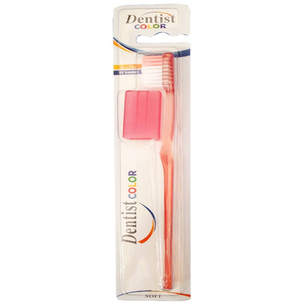 Dentist Color Soft Toothbrush (Pink) - My Vitamin Store