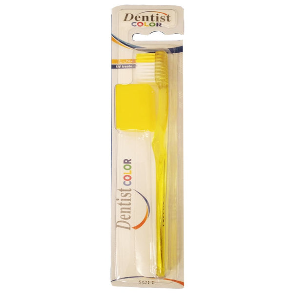 Dentist Color Soft Toothbrush (Yellow) - My Vitamin Store