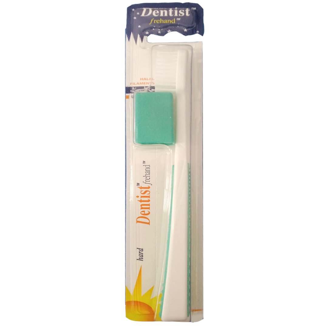 Dentist Frehand Hard Toothbrush (Green) - My Vitamin Store
