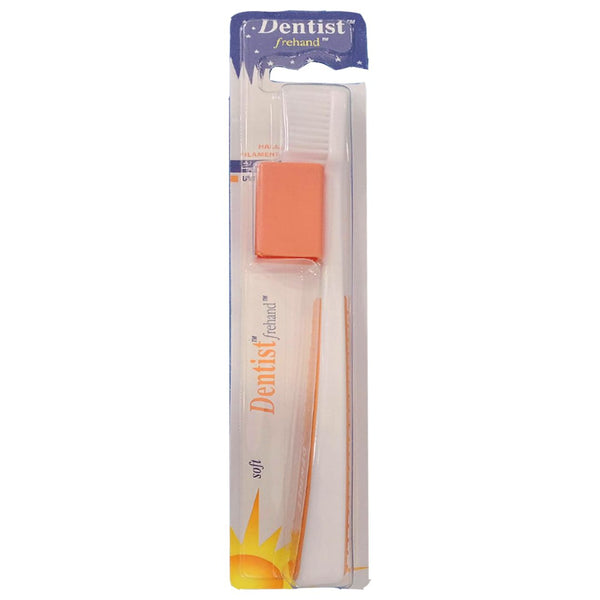 Dentist Frehand Soft Toothbrush (Orange) - My Vitamin Store