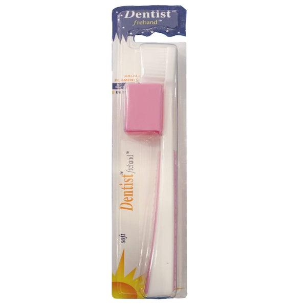 Dentist Frehand Soft Toothbrush (Pink) - My Vitamin Store