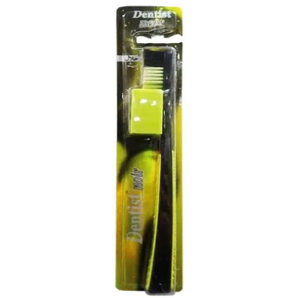 Dentist Noir Medium Toothbrush (Lime Green), 1 Ct - My Vitamin Store