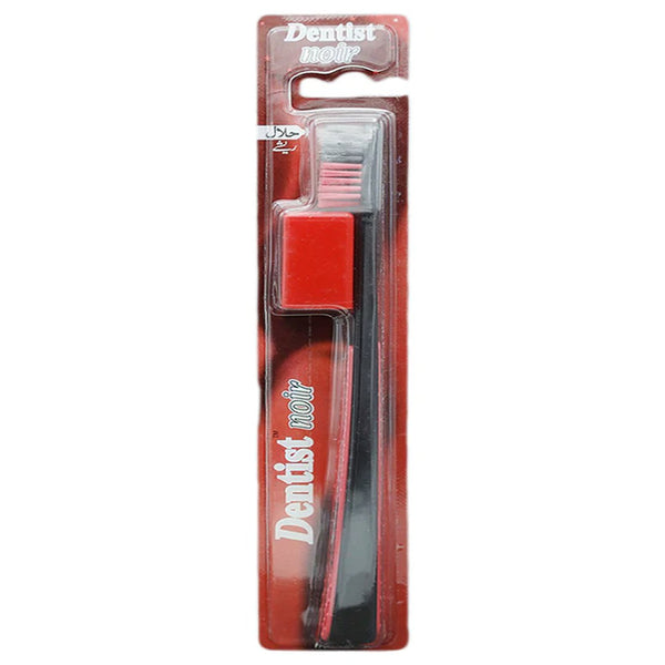 Dentist Noir Soft Toothbrush (Red), 1 Ct - My Vitamin Store