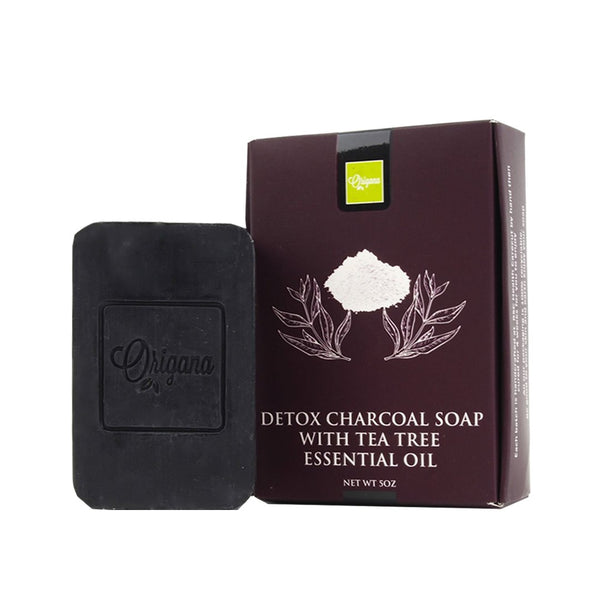 Detox Charcoal Soap Bar with Tea Tree Essential Oil - Origana - My Vitamin Store