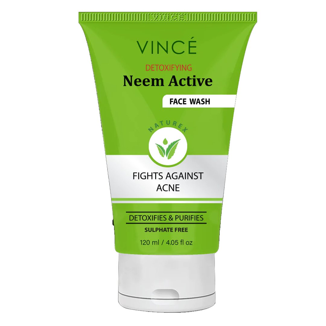 Detoxifying Neem Active Face Wash - Vince - My Vitamin Store