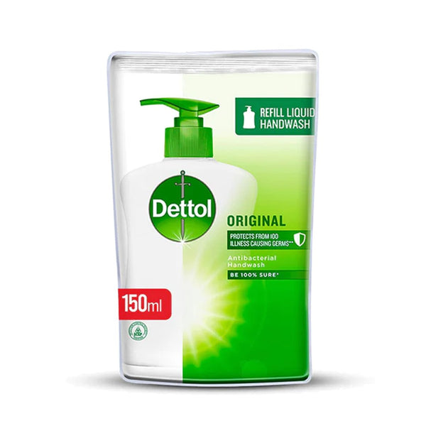 Dettol Original Antibacterial Liquid Handwash Refill, 150ml - My Vitamin Store