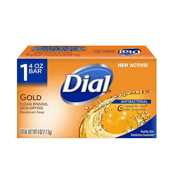 Dial Gold Antibacterial Deodorant Bar Soap, 113g - My Vitamin Store