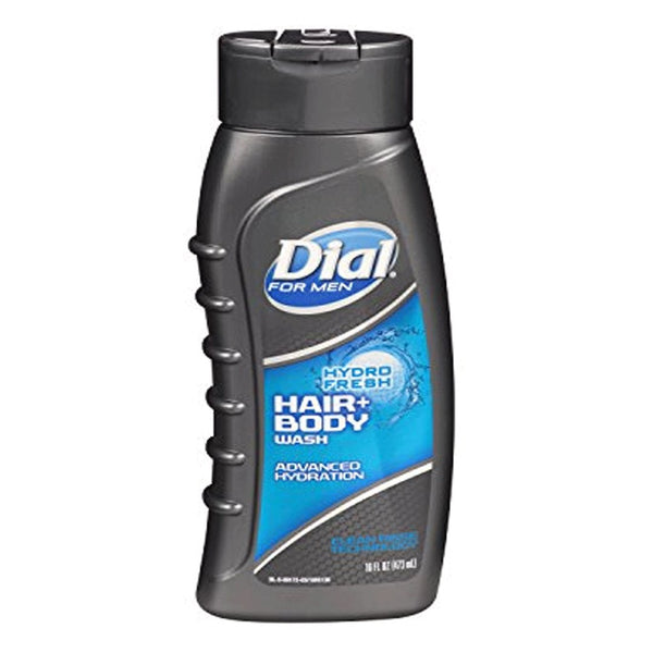 Dial Men Hydro Fresh Hair & Body Wash, 473ml - My Vitamin Store