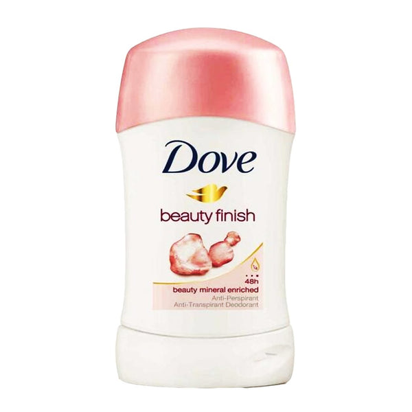 Dove Beauty Finish With Beauty Mineral 48H Anti-Perspirant Deodorant Stick, 40g - My Vitamin Store