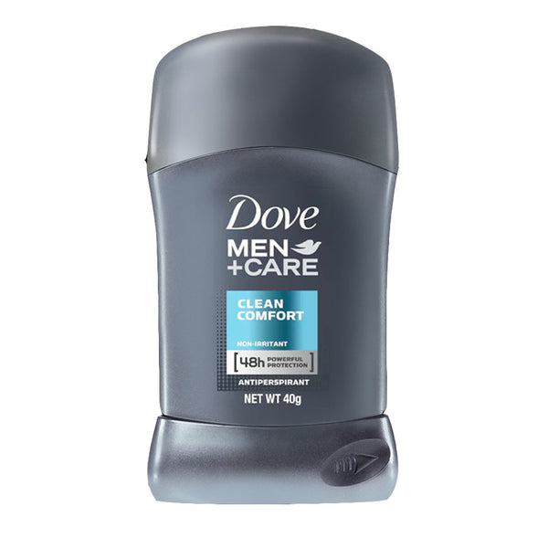 Dove Men + Care Clean Comfort Anti-Perspirant Deodorant Stick 48H, 40g - My Vitamin Store