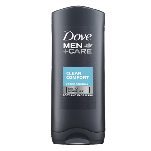 Dove Men + Care Clean Comfort Hydrating Body + Face Wash, 400ml - My Vitamin Store