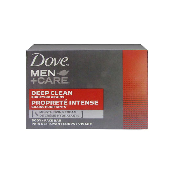 Dove Men + Care Deep Clean Body + Face Bar Soap - My Vitamin Store