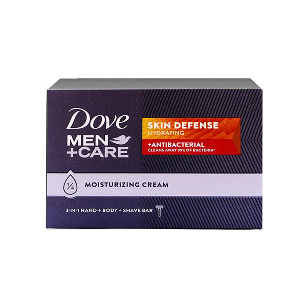 Dove Men + Care Skin Defense Hand + Body + Shave Bar Soap - My Vitamin Store
