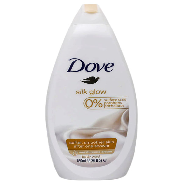 Dove Silk Glow Body Wash, 750ml - My Vitamin Store