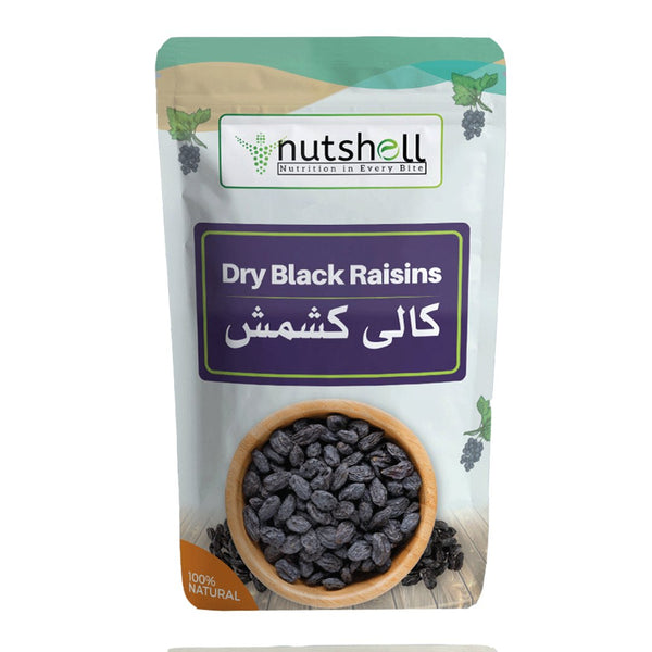 Dry Black Raisins 200g - Nutshell - My Vitamin Store
