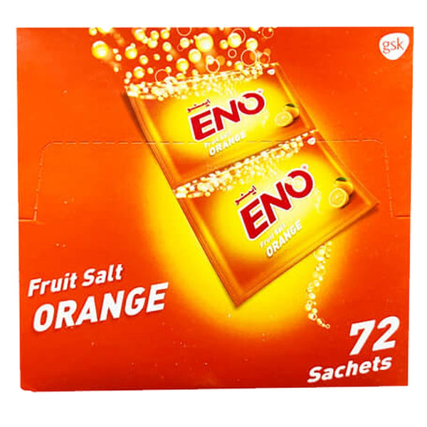 ENO Fruit Salt Sachet (Orange), 72 Ct - My Vitamin Store
