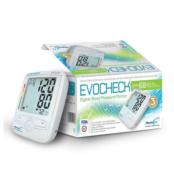 EvoCheck Blood Pressure Moniter BPM-68 - My Vitamin Store