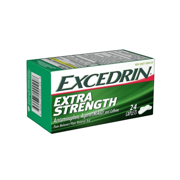 Excedrin Extra Strength Headache Relief, 24 Ct - My Vitamin Store