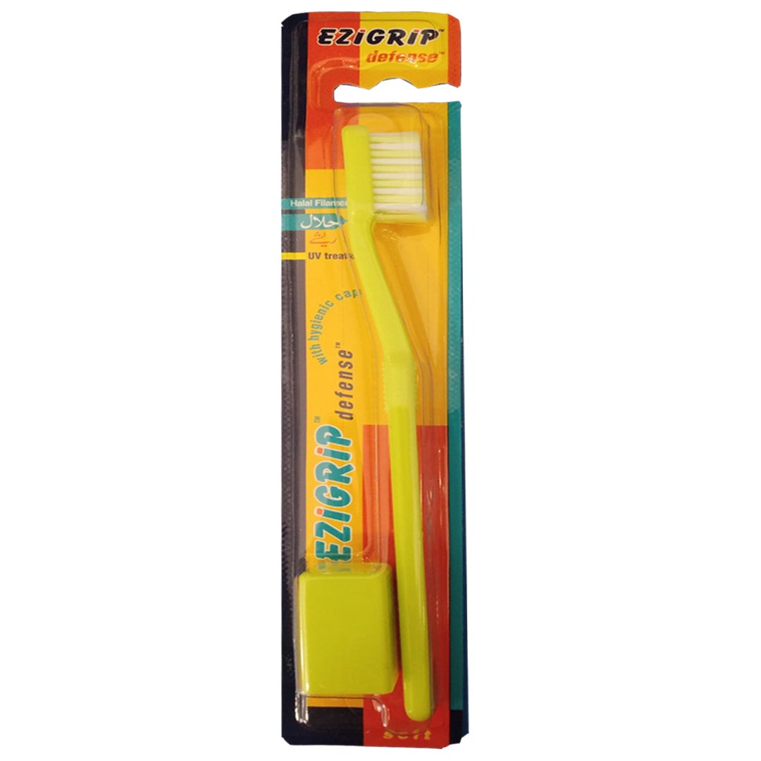Ezigrip Defense Soft Toothbrush (Green), 1 Ct - My Vitamin Store