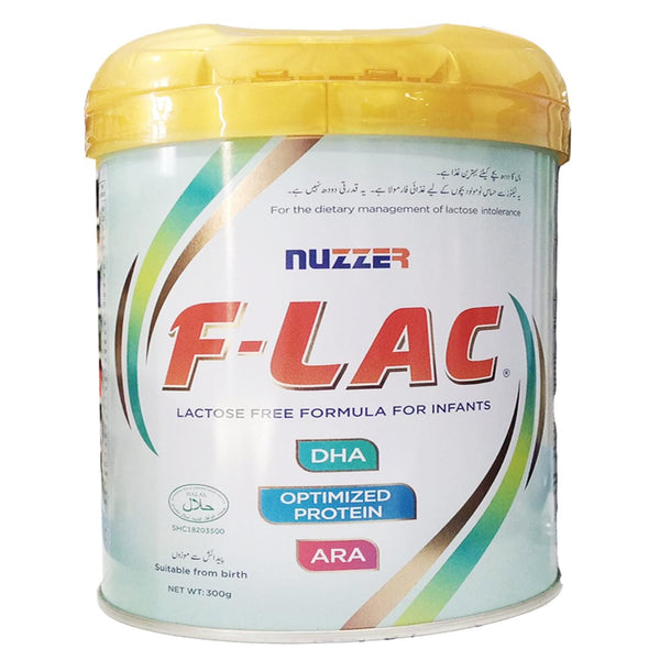 F-Lac Lactose Free Infant Formula, 300g - Nuzzer - My Vitamin Store