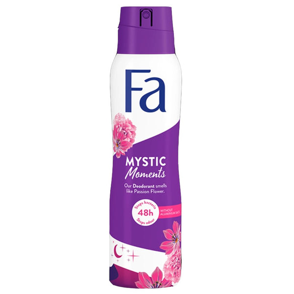 Fa Mystic Moments 48H Stops Odour Deodorant Spray, 200ml - My Vitamin Store