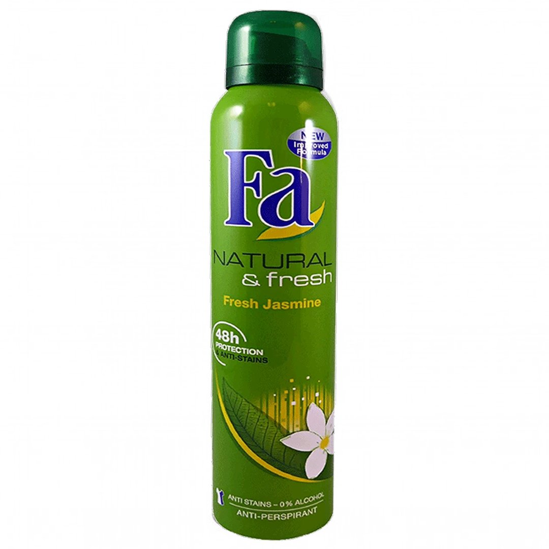 Fa Natural & Fresh Jasmine Men Antiperspirant Spray, 200ml - My Vitamin Store