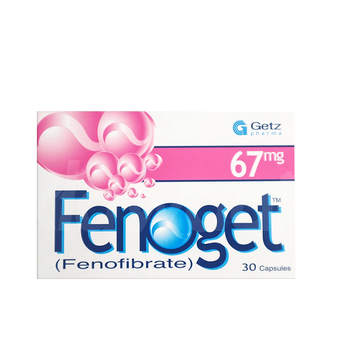 Fenoget (Fenofibrate) 67mg, 30 Ct - Getz Pharma