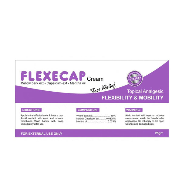 Flexecap Cream, 25g - Nugen - My Vitamin Store