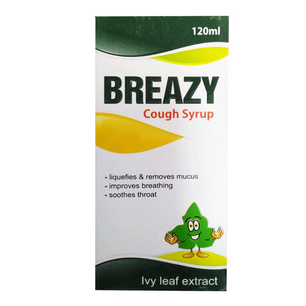 Genetics Breazy Cough Syrup, 120ml - My Vitamin Store