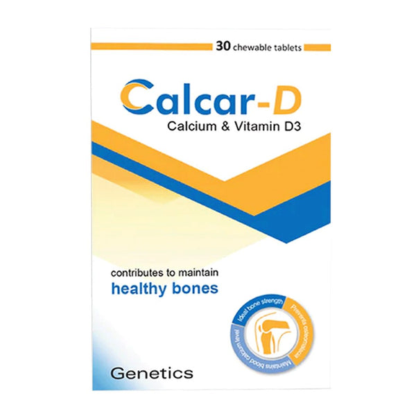 Genetics Calcar-D, 30 Ct - My Vitamin Store
