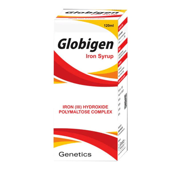 Genetics Globigen Iron Syrup, 120ml - My Vitamin Store