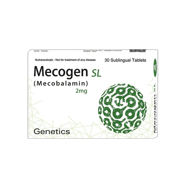 Genetics Mecogen SL (Mecobalamin 2mg), 30 Ct - My Vitamin Store