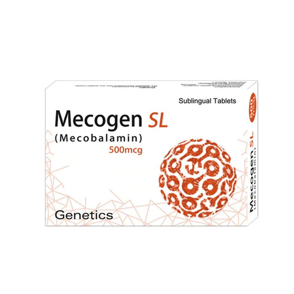 Genetics Mecogen SL (Mecobalamin 500mcg), 30 Ct - My Vitamin Store