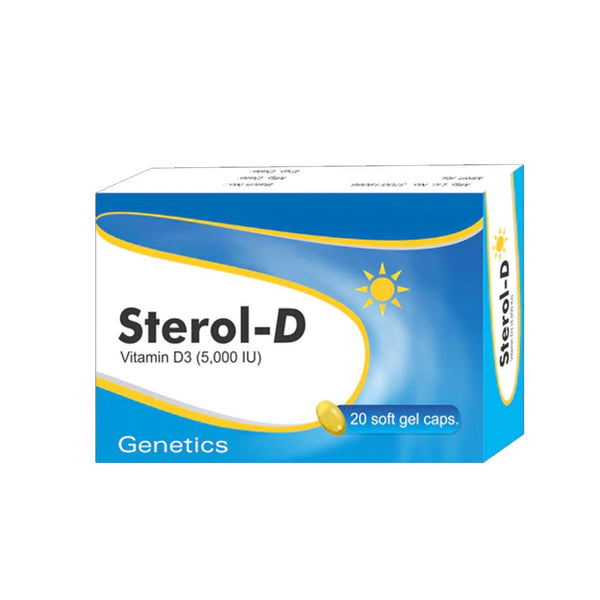 Genetics Sterol-D (Vitamin D 5000 IU), 20 Ct - My Vitamin Store