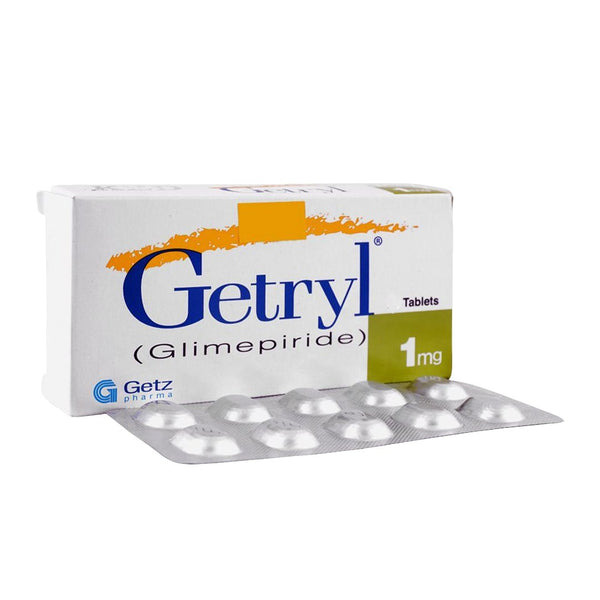 Getryl 1mg Tablet, 30 Ct - Getz Pharma - My Vitamin Store
